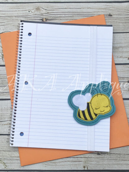 ITH Barbara Bee Headband Slider Embroidery Design - Image 3