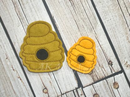 Beehive Feltie Embroidery Design