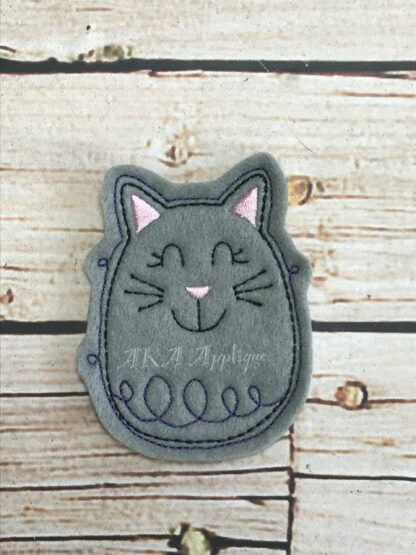 Cat Doodle Feltie Embroidery Design