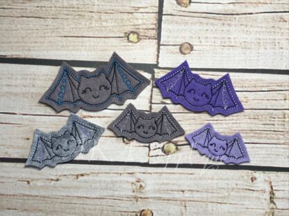 Bat Doodle Feltie Embroidery Design - Image 2