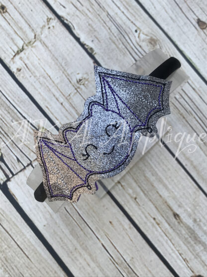 ITH Bat Doodle Headband_Planner Slider Embroidery Design